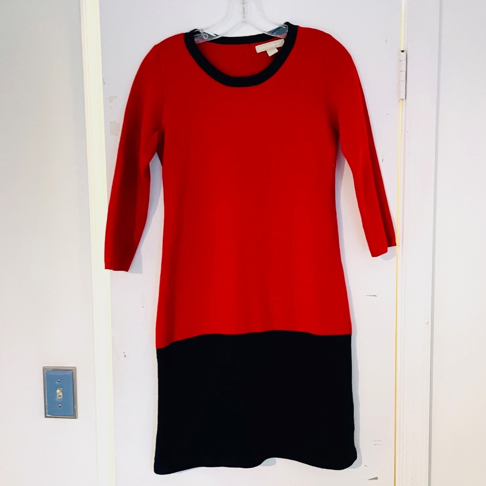 Banana Republic, Red and Navy Dress XS